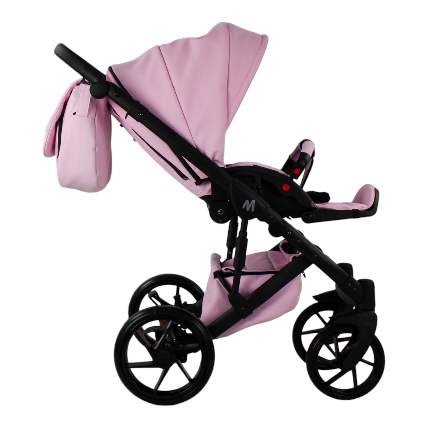 MOMMO AAA Kinderwagen 2in1 Karamell Ökoleder