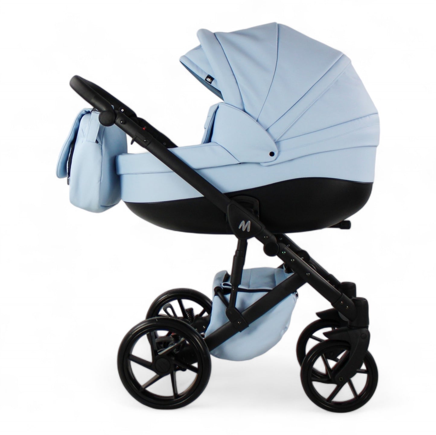 MOMMO AAA Kinderwagen 2in1 Karamell Ökoleder