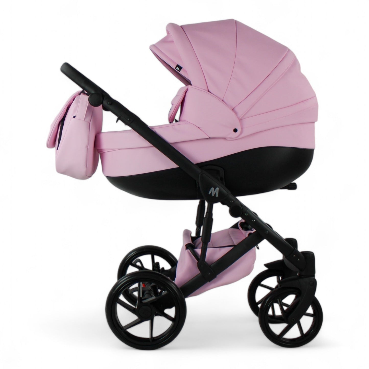 MOMMO AAA Kinderwagen 2in1 Karamell Ökoleder