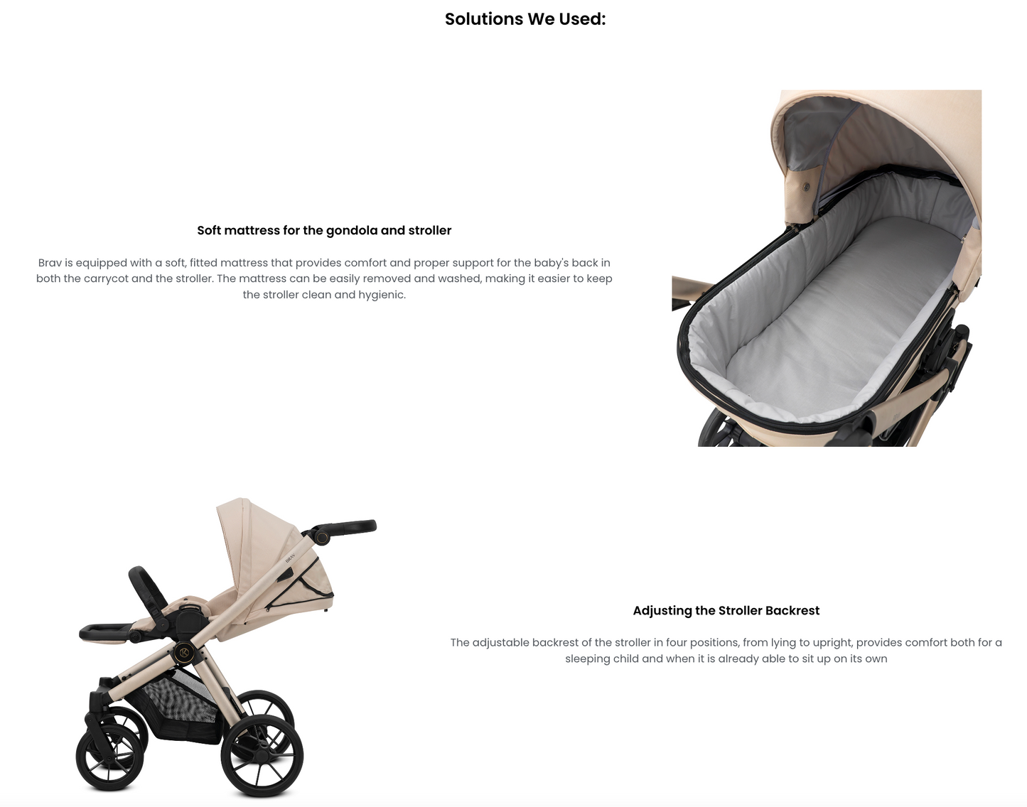 Poussette bébé Kunert Brav 2 en 1/3 en 1/4 en 1 Design luxueux en cuir écologique et textile pour les parents modernes