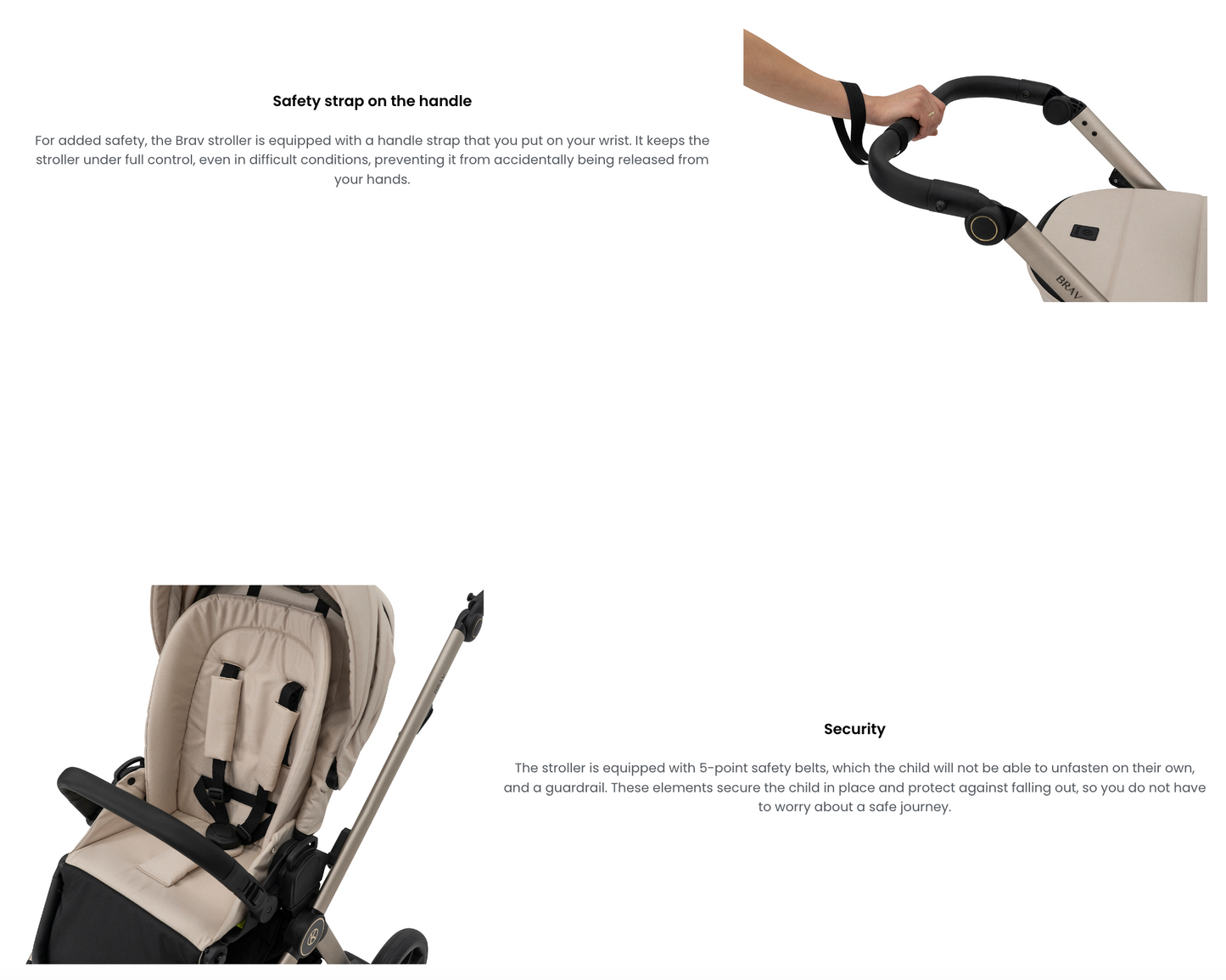 Poussette bébé Kunert Brav 2 en 1/3 en 1/4 en 1 Design luxueux en cuir écologique et textile pour les parents modernes