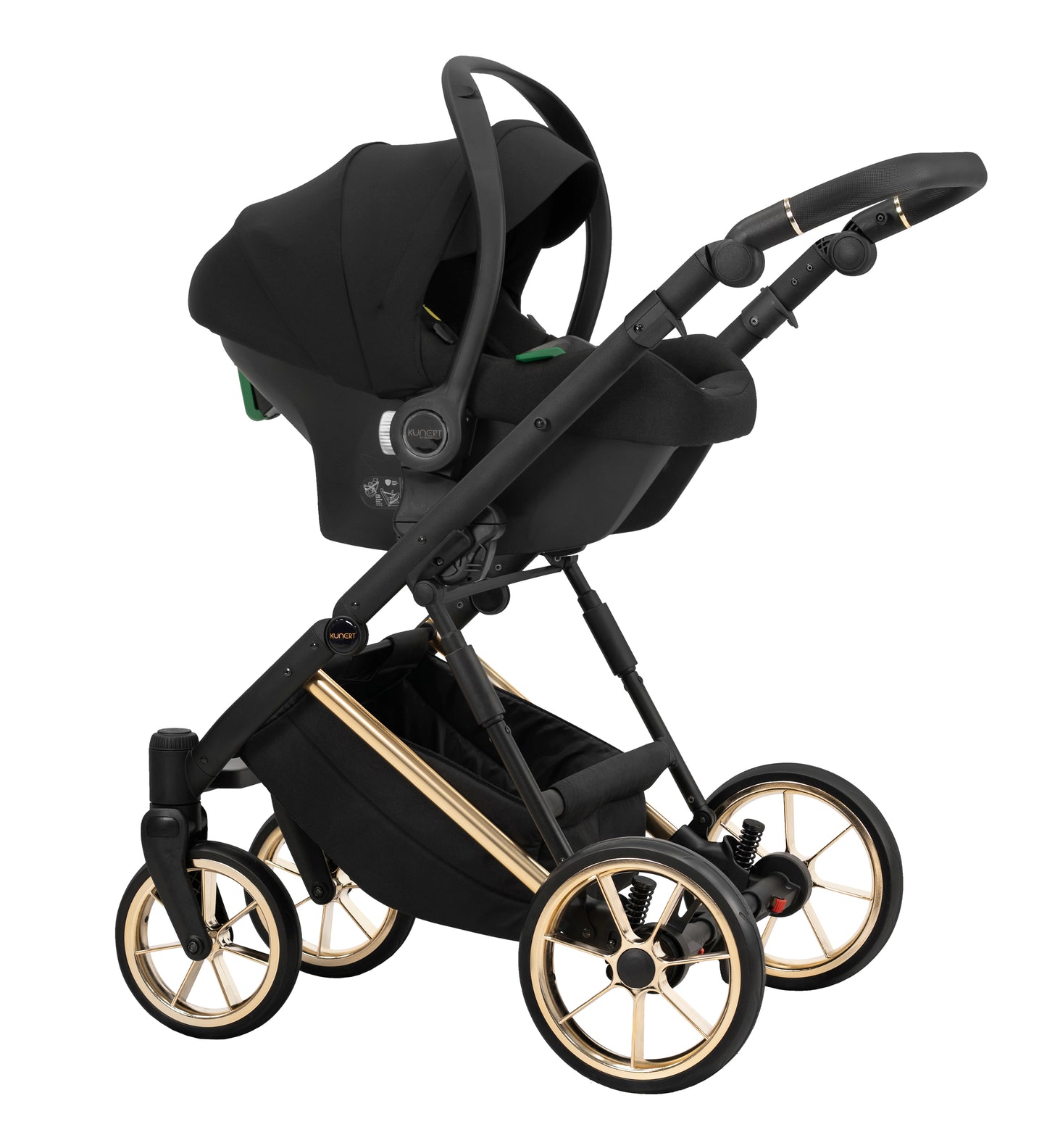 Kunert Brav Baby stroller 3in1 Luxurious eco leather Beige