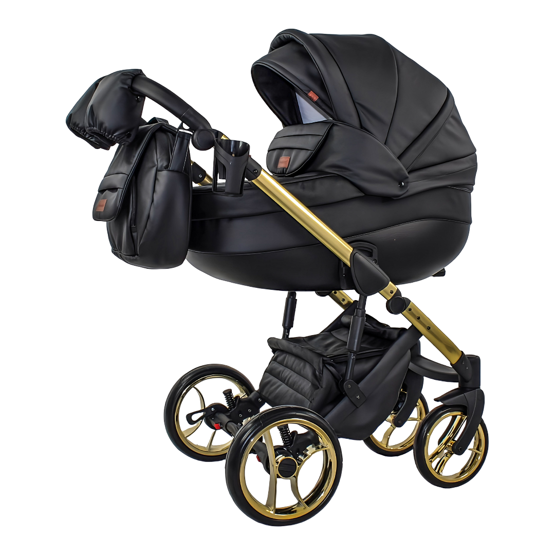 MOMMO AAA Baby Stroller 2in1/3in1/4in1 Eco Leather