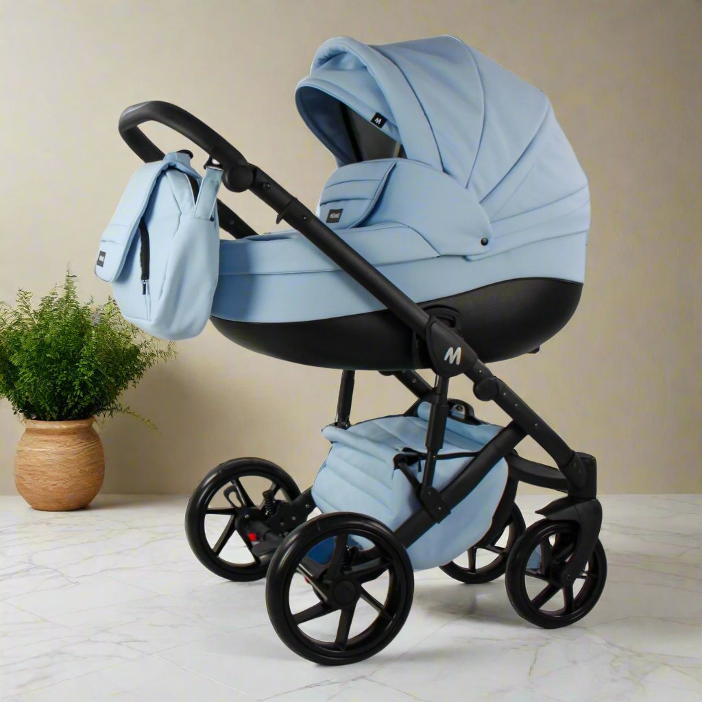 MOMMO AAA Baby Stroller 2in1/3in1/4in1 Eco Leather