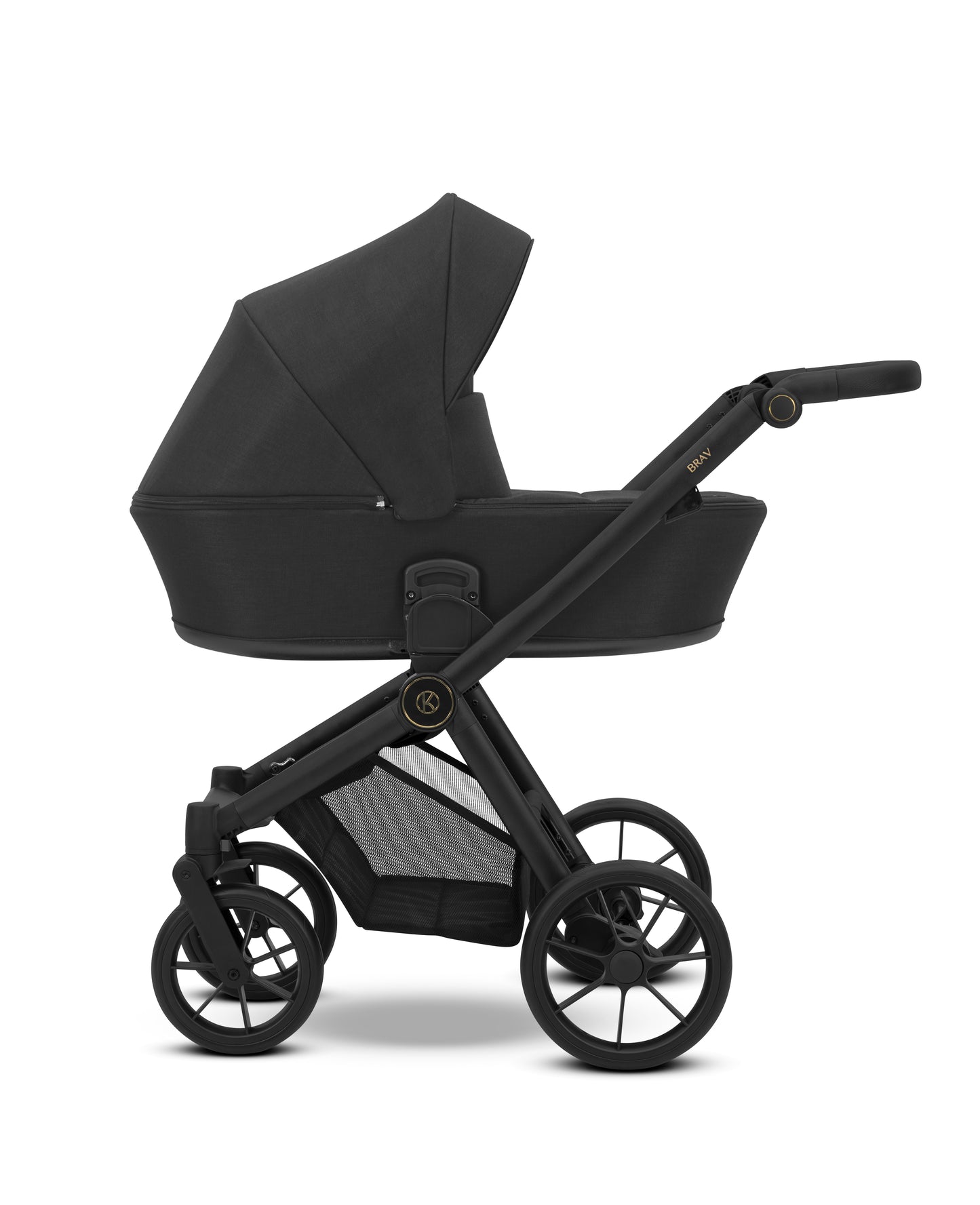 Kunert Brav Baby stroller 3in1 Luxurious Black