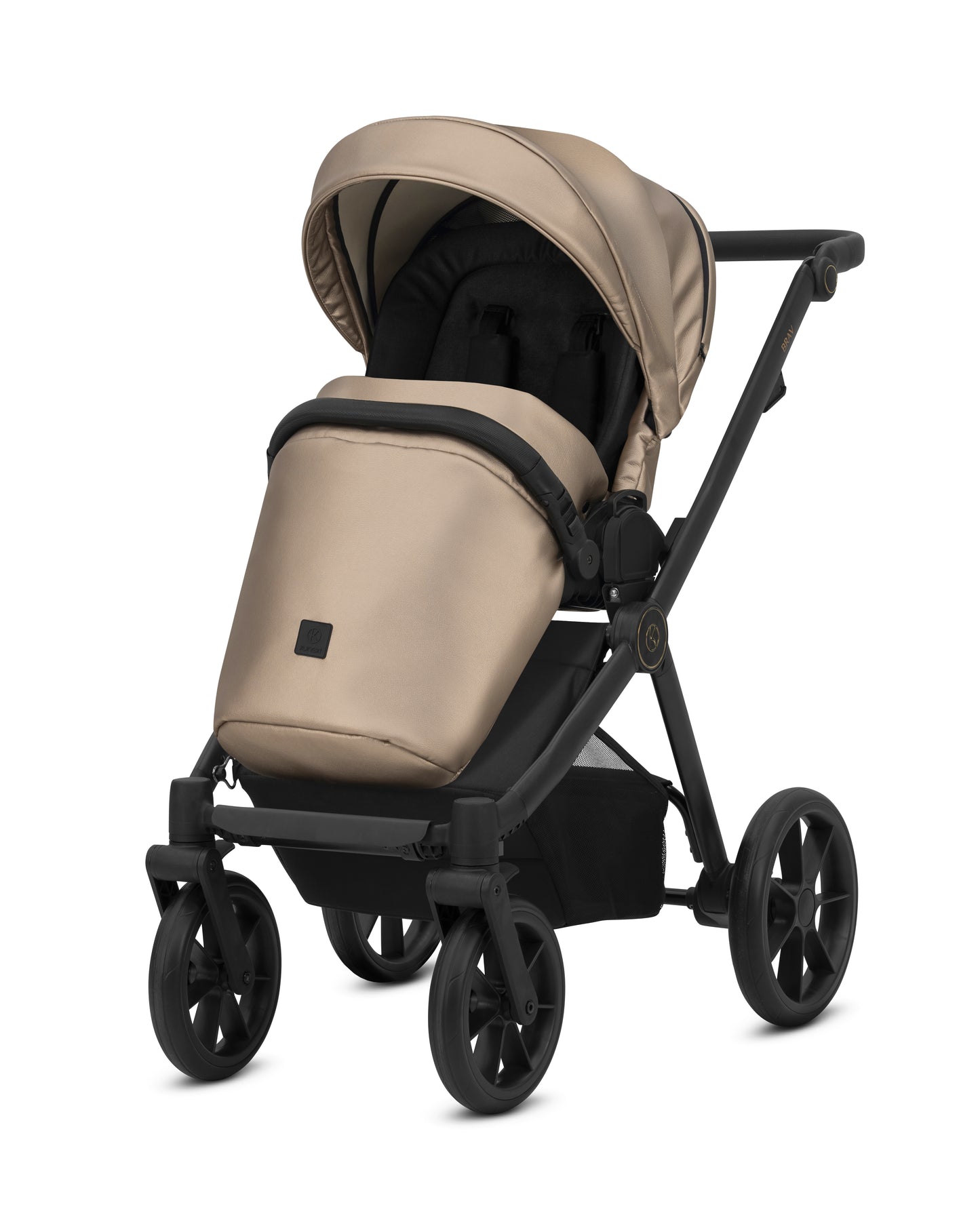 Kunert Brav Baby stroller 3in1 Luxurious eco leather Beige