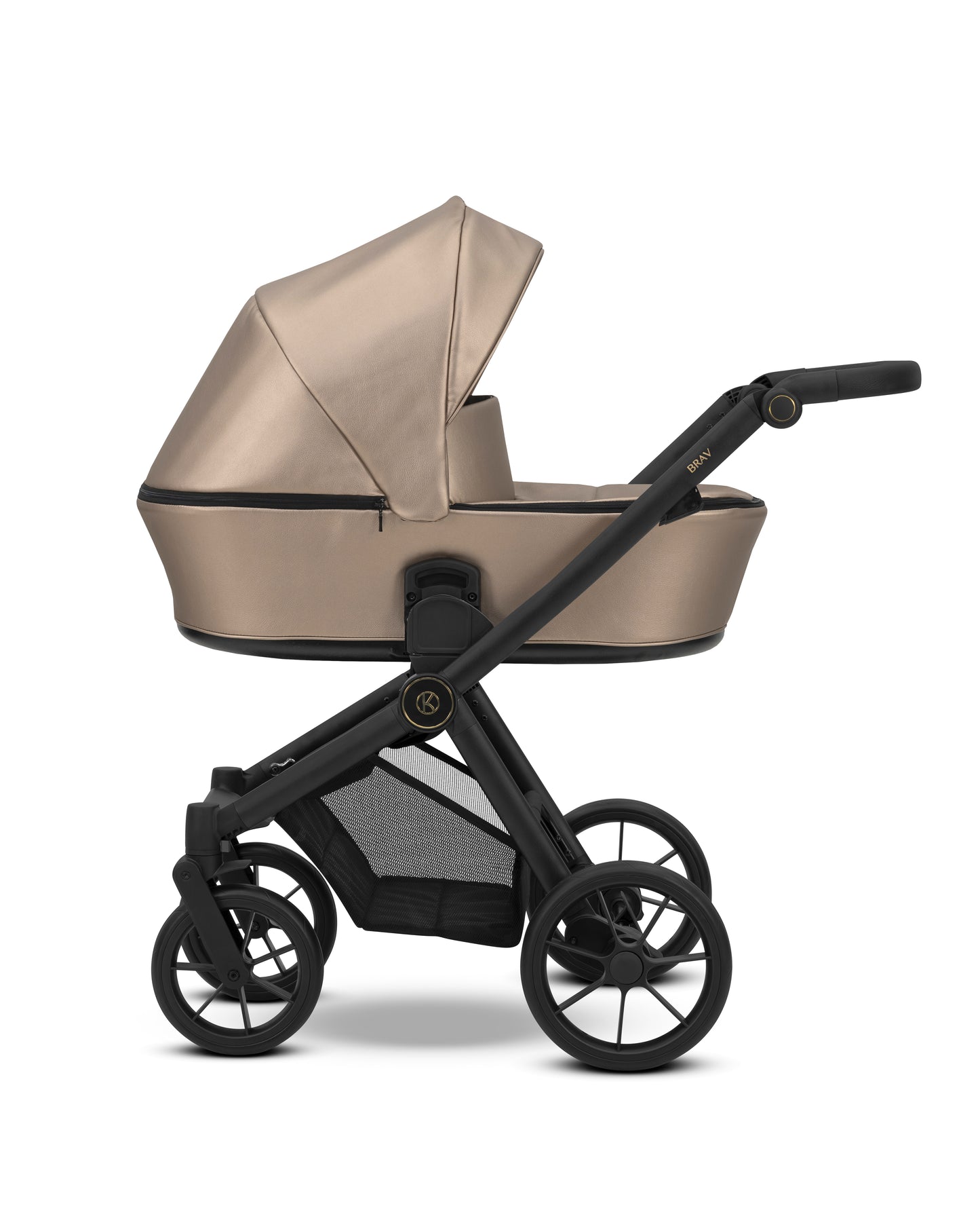 Kunert Brav Baby stroller 3in1 Luxurious eco leather Beige