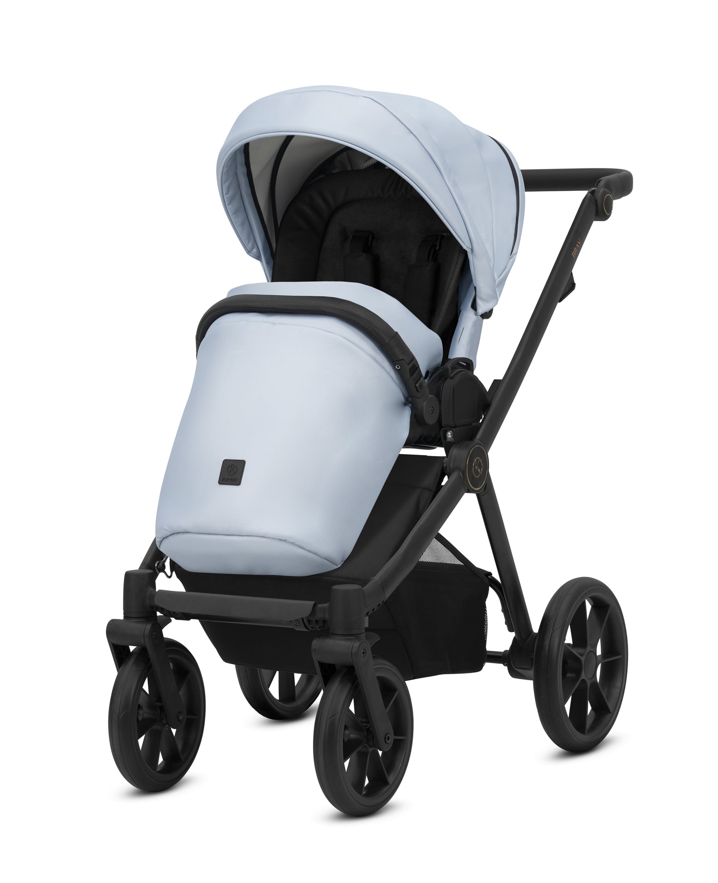 Kunert Brav Baby stroller 3in1 Luxurious Eco leather Baby Blue