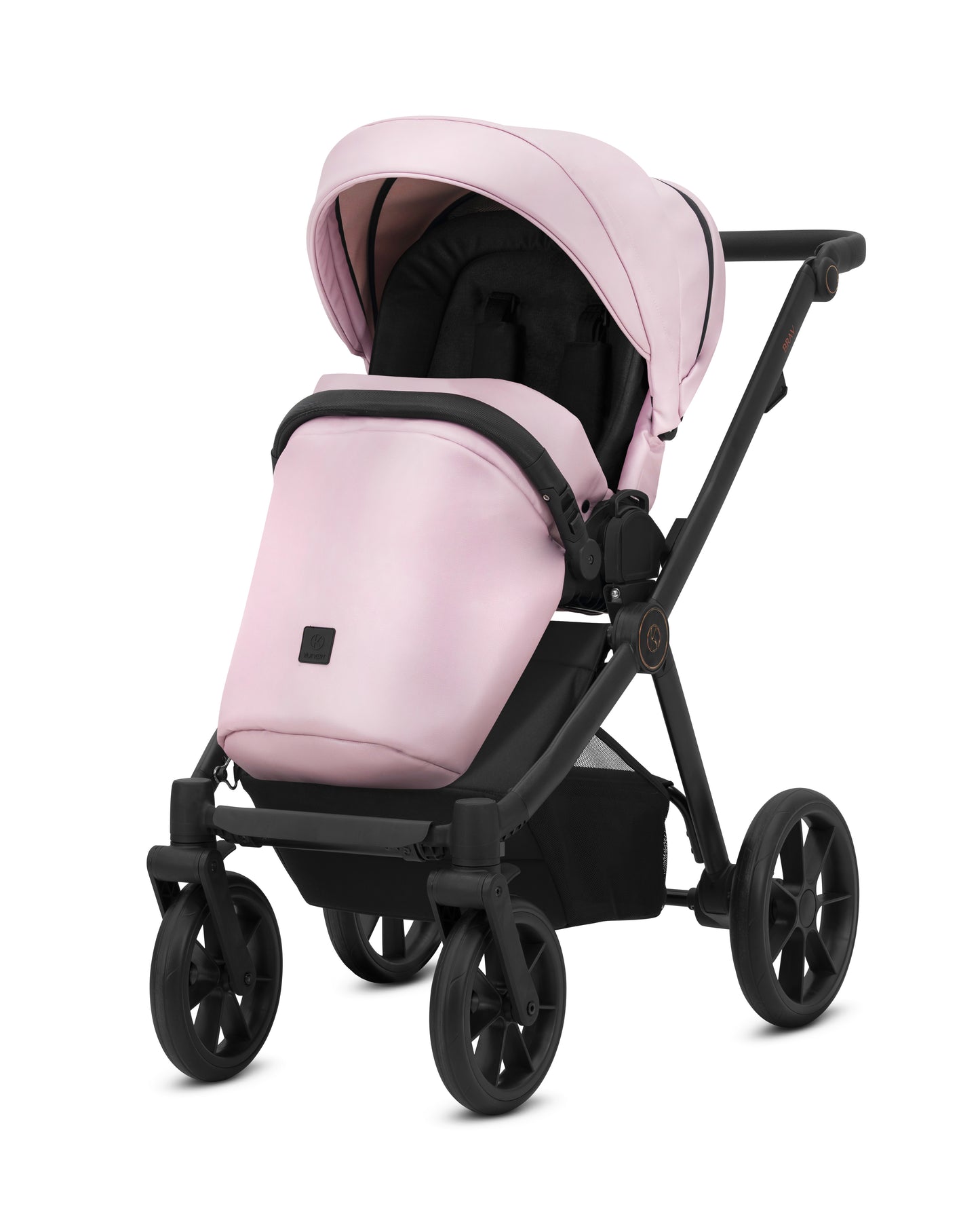 Kunert Brav Baby stroller 3in1 Luxurious Eco leather Pink